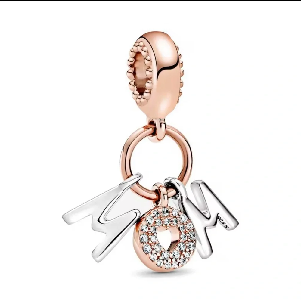 New 'Mom' Dangle Charm - Picture 1 of 2